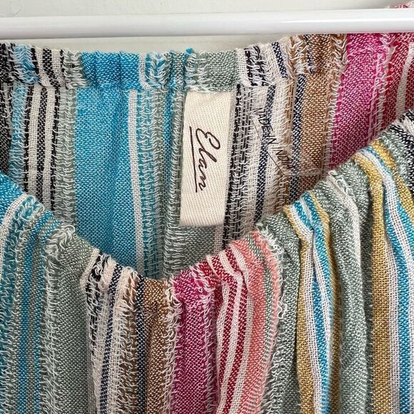 Elan Boho Crop Top Off the Shoulder Size Medium - Picture 3 of 8